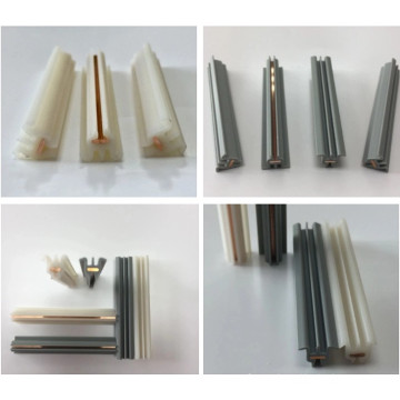 4 wires customized co-extrusion copper and plastic